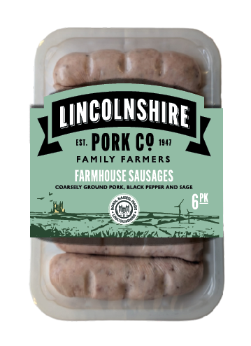 Sausages - Lincolnshire Pork (6 Pack) - Heddens Of Woodtown Farm - View #6